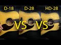 Martin Dread Throwdown : Martin D18 vs D28 vs HD28 :