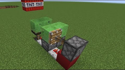 How To Make a Slime TNT Cannon in Minecraft 1.17.1