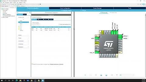STM32 Lab Part 1 F303K8 Pin Config