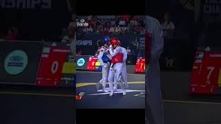 Best celebrations after taekwondo knock out🔥 #taekwondo #fighting