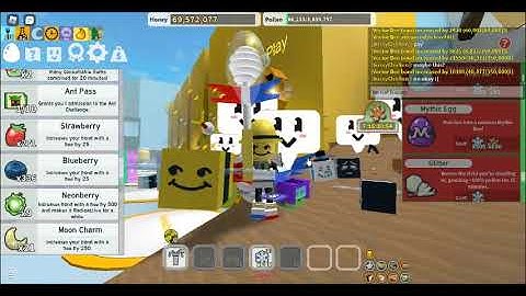 Getting my first mythic bee (in bee swarm simulator)