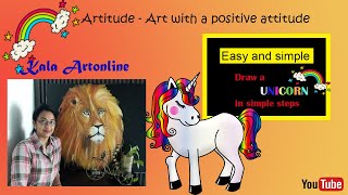 #artwithkala, #lesson11, A UNICORN