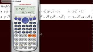 GCSE Tutorial   Surds   GCSE Higher or AS maths Core 1
