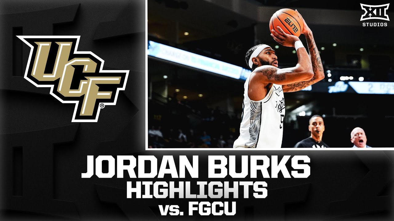 Jordan Burks Highlights vs. FGCU | 2025-26 Big 12 Men's Basketball