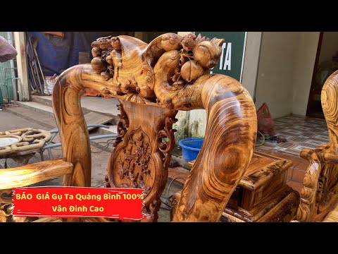 Video Báo Giá Công Khai Bộ Bàn Ghế Cột 12 Gụ Ta Quảng Bình... - youtube