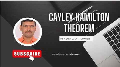 CAYLEY HAMILTON THEOREM finding Power of A Matrix in Telugu@VATAMBEDUSRAVANKUMAR