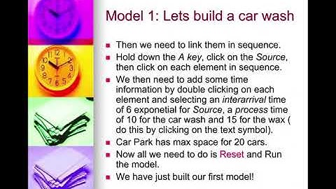 FlexSim  Introduction to DES and FlexSim   Car Wash