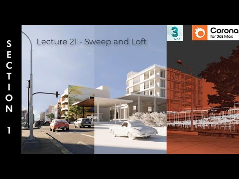 3ds Max 2023 Sweep & Loft Modeling Tutorial | Create Complex Shapes with Ease
