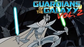 General Grievous Kidnaps Palpatine (Guardians of the Galaxy Vol.2 Style)