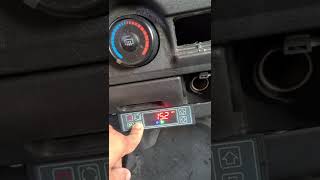 how to set reefer truck controller max and min set point and defrost interval
