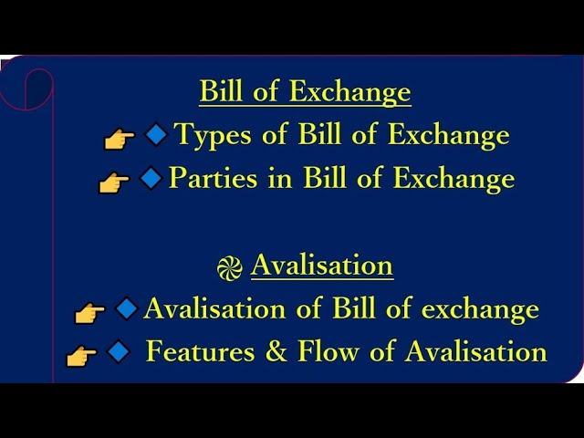 How Many Types Of Bill Of Exchange - Infoupdate.org