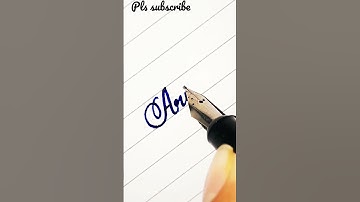 writing ✍️ subscriber name in calligraphy #beautiful #art #popular #trending #writing