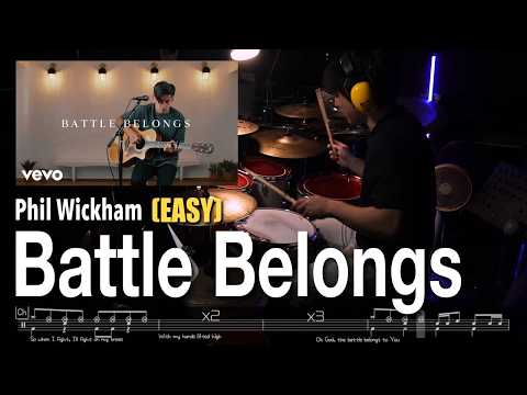Battle Belongs (Drum Sheet) - Phil Wickham