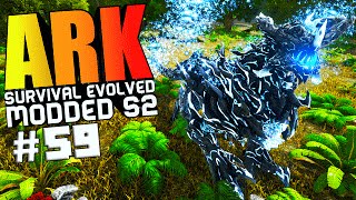 ARK Survival Evolved - WARDEN BOSS FAIL, DRAGON GOD MOD CRYOSTASZA TAMING Modded #59 (ARK Gameplay)