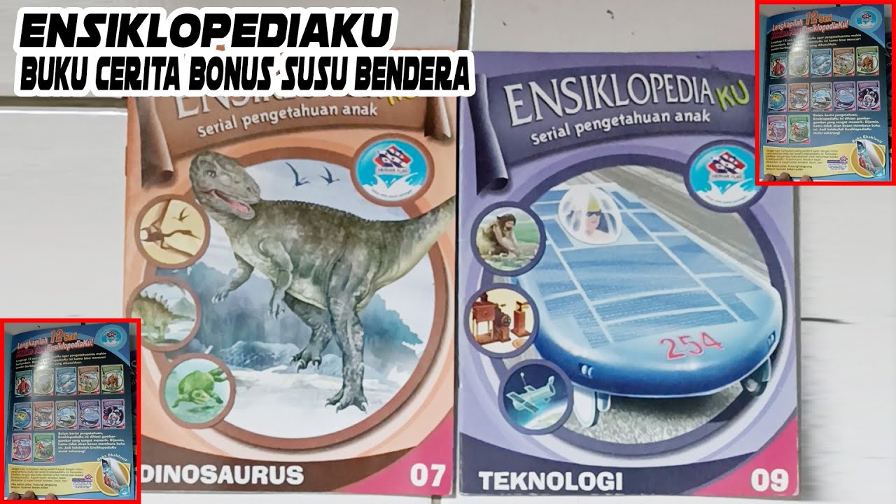 Buku Cerita Ensiklopediaku bonus Susu Bendera Frisian Flag 2008 