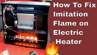 How to fix imitation flame on electric heater screenshot 2
