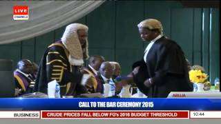 Nigerian Law School Call To Bar Ceremony 2015 (Pt 4) 15/12/15