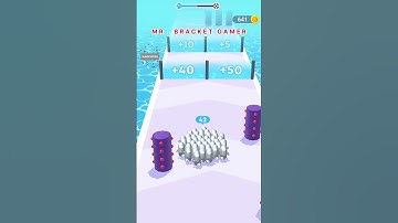 count masters crowd runner 3d walkthrough #shorts #viral #cartoon