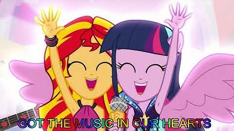 Thumbnail of Welcome to the Show [With Lyrics] -  My Little Pony Equestria Girls Rainbow Rocks Song