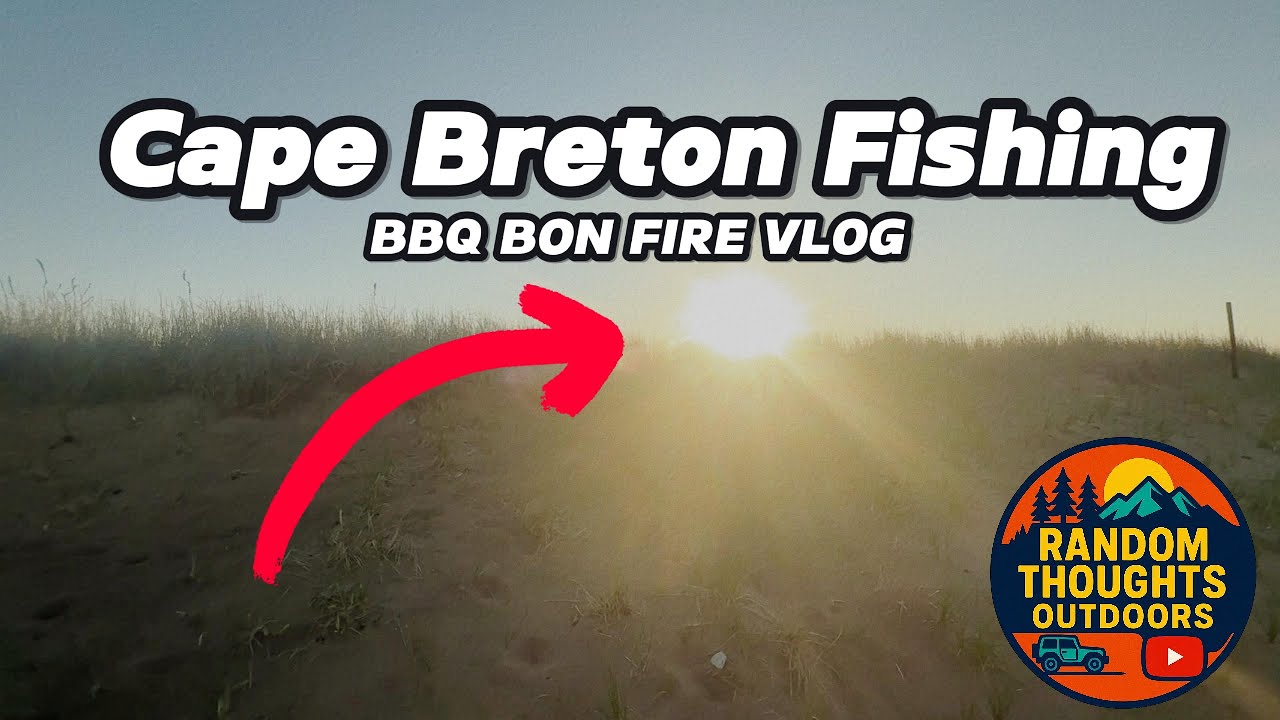 Trout fishing Grand Lake Cape Breton Island Nova Scotia