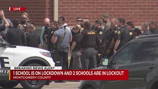 1 school on lockdown, 2 others on 'lockout' in Montgomery County