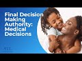 Final Decision Making Authority: Medical Decisions