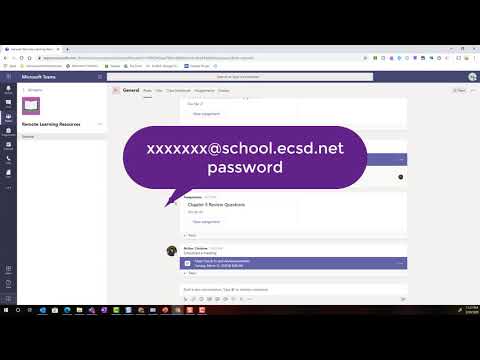 How ECSD Students Can Access Teams Online in a Chrome Browser