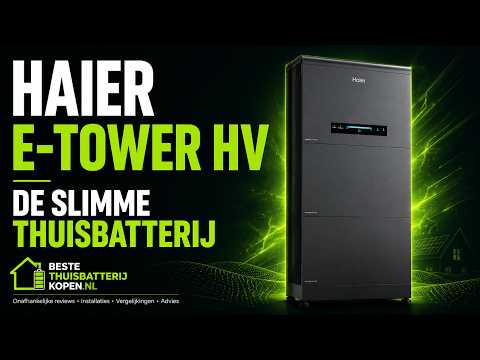 Haier E-Tower HV thuisbatterij video