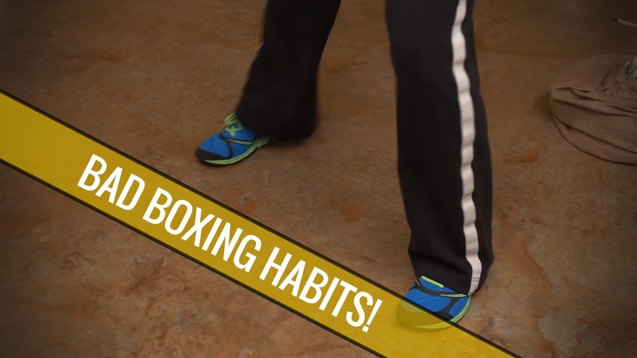Bad Boxing Habits Placement of Your Back Foot YouTube