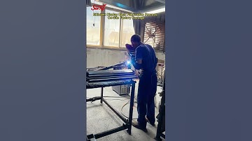 Efficient Display Rack Fabrication Process On Site Factory Footage #sintopfixtures #shorts