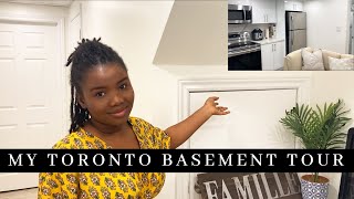 My Toronto Basement Tour |Minimalist Toronto Apartment Tour | Frugal Living in Canada