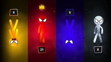 Stickman Party 1 2 3 4 Player Gameplay Satisfying MINIGAMES Walkthrough UPDATED Android ios part 125