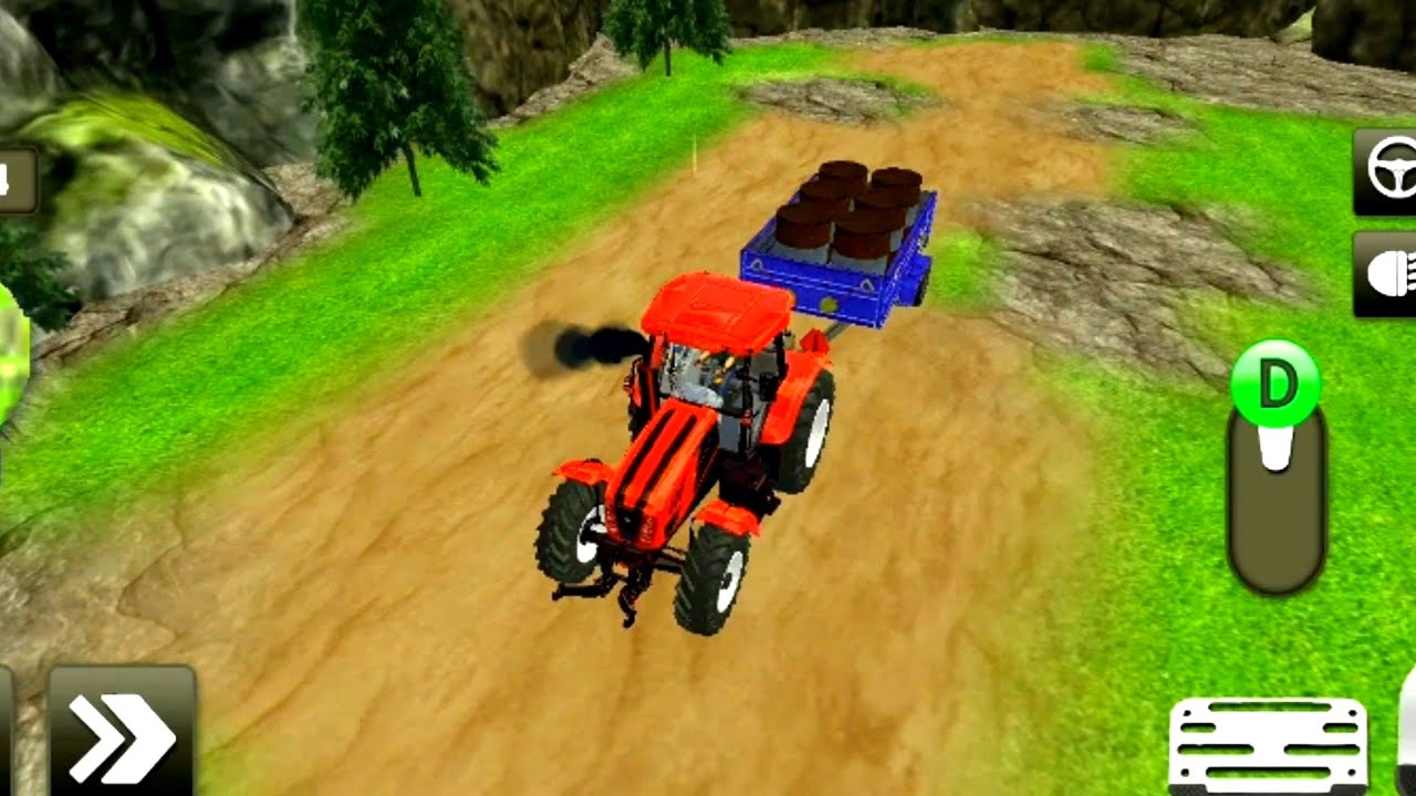 tractor wala trolley game 3d game simulator tractor game bacchon ka tractor for kids YouTube