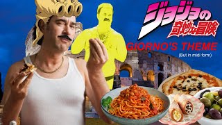 JoJo's Bizzare Adventure - Giornos Theme midi cover