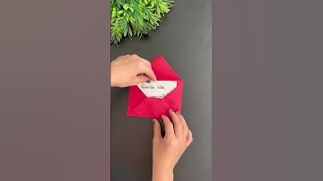 Envelope de papel fácil para o Dia das Mães | DIY presente com amor