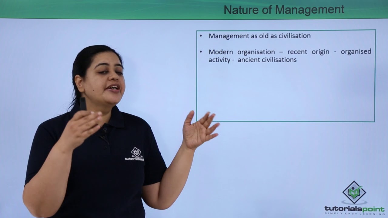 Class 12th – Nature of Management | Business Studies | Tutorials Point