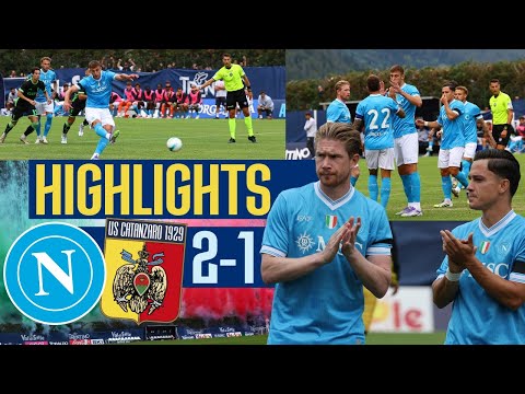 HIGHLIGHTS Napoli Catanzaro 2-1 ⚽ Gol Raspadori-Lucca & Sintesi dell'amichevole a Dimaro HIGHLIGHTS Napoli Catanzaro 2-1 ⚽ Gol Raspadori-Lucca & Sintesi dell'amichevole a Dimaro Thumbnail