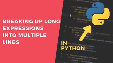 Break Expressions into Multiple Lines - 1 Minute Python Tutorial #shorts