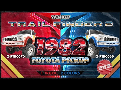 Driving the Scale Replica RC4WD Remote Control 1:10 1982 Toyota