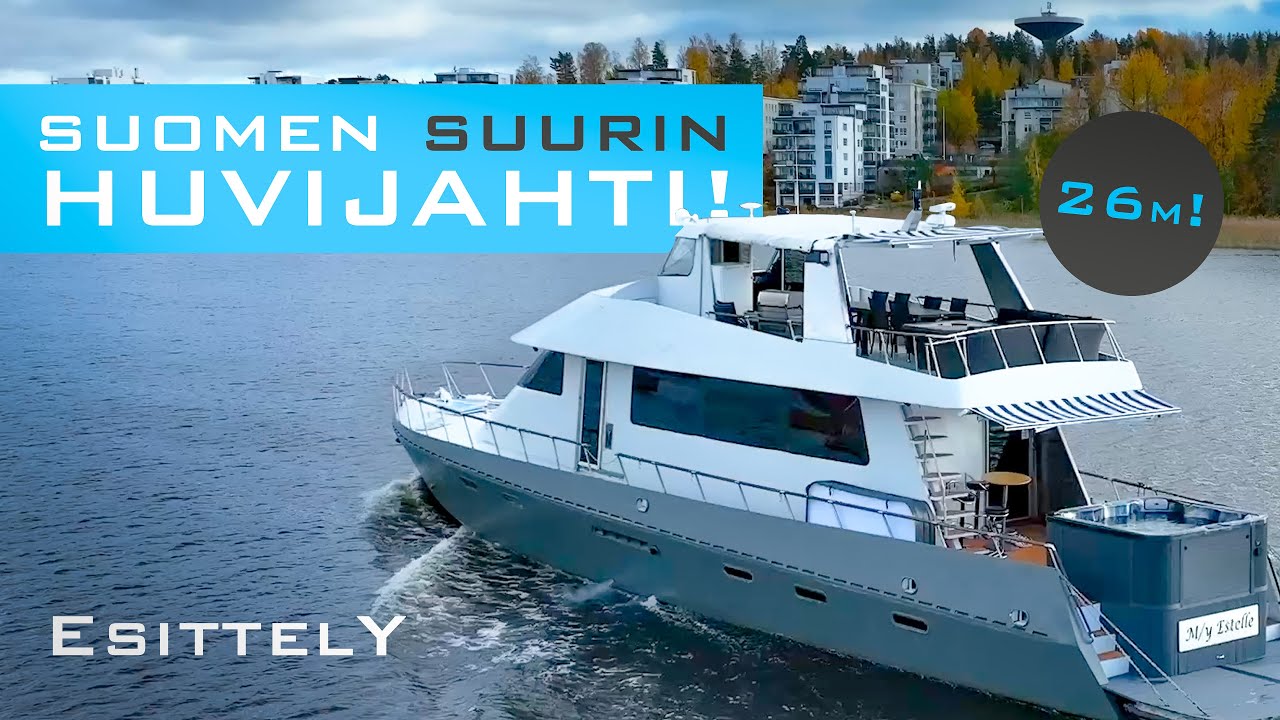 SOTALAIVASTA HUVIJAHDIKSI! | Veneen esittely | My Estelle | Päijänne | VeneilyVille