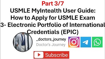 [USMLE] MyIntealth User Guide | EPIC | How to register for USMLE | Part 3/7