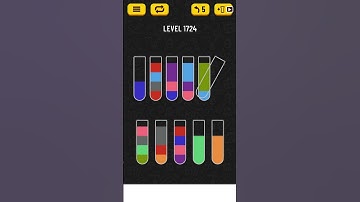 【Water Sort Puzzle】 Level 1724