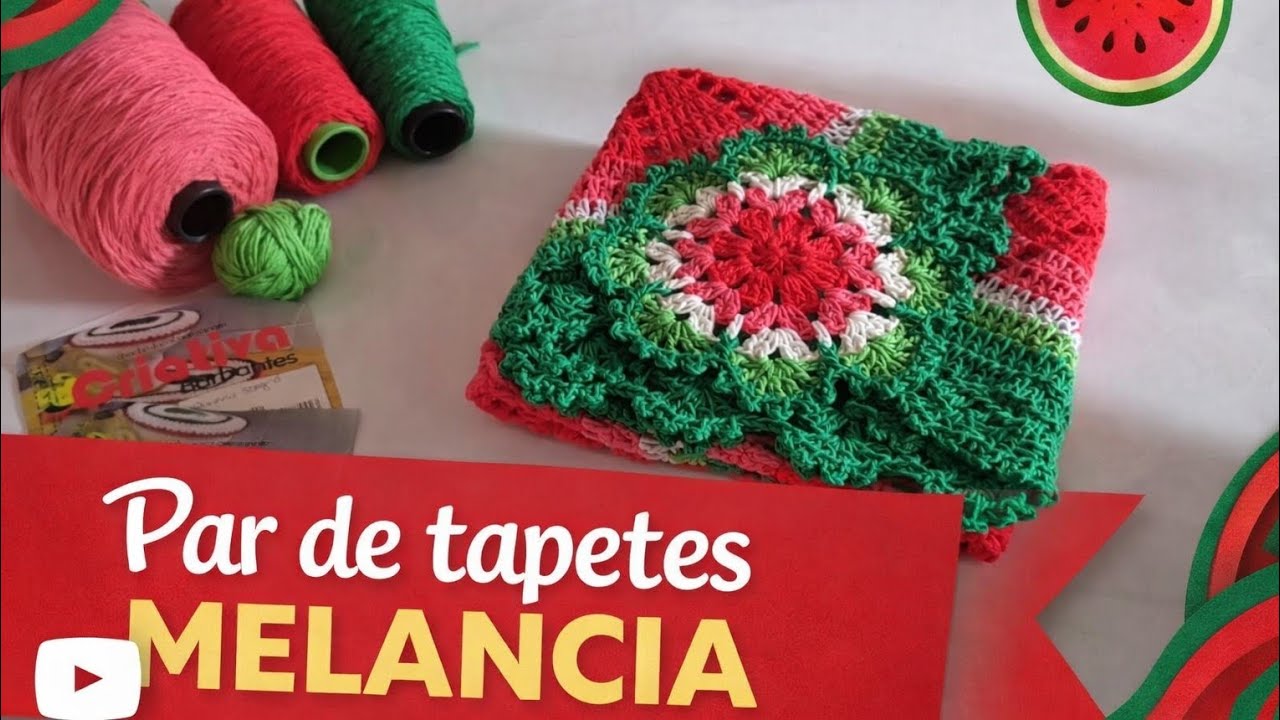 #vlog Ideia econômica que vende muito/ Par de tapetes #crochês 