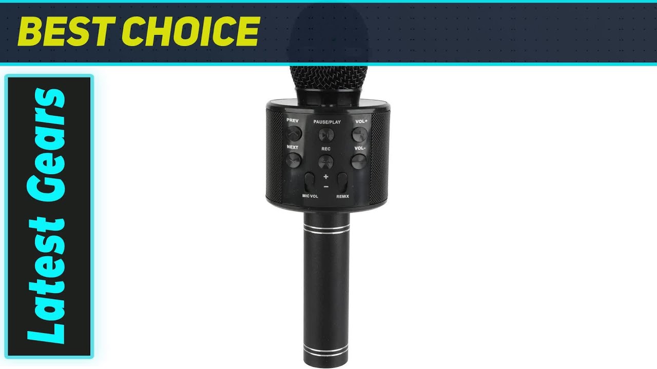Vivitar Bluetooth Karaoke Microphone: The Ultimate Portable Party Starter!