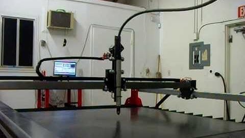 Lightning CNC 5 x 10 M4 Plasma Router Table running G Code
