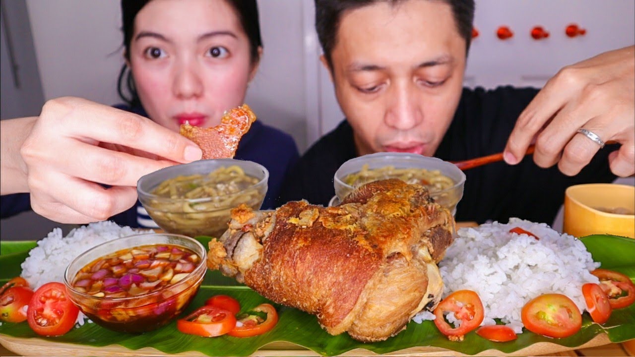 Crispy Pata Mukbang.. Simot sa Sarap