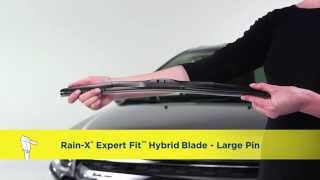 Rain-X® Expert Fit™ Hybrid Wiper Blade Installation - Large Pin (m5)