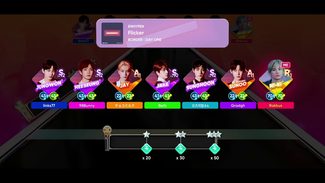 [Rhythm Hive] ENHYPEN - Flicker (Extreme | Perfect Hits)