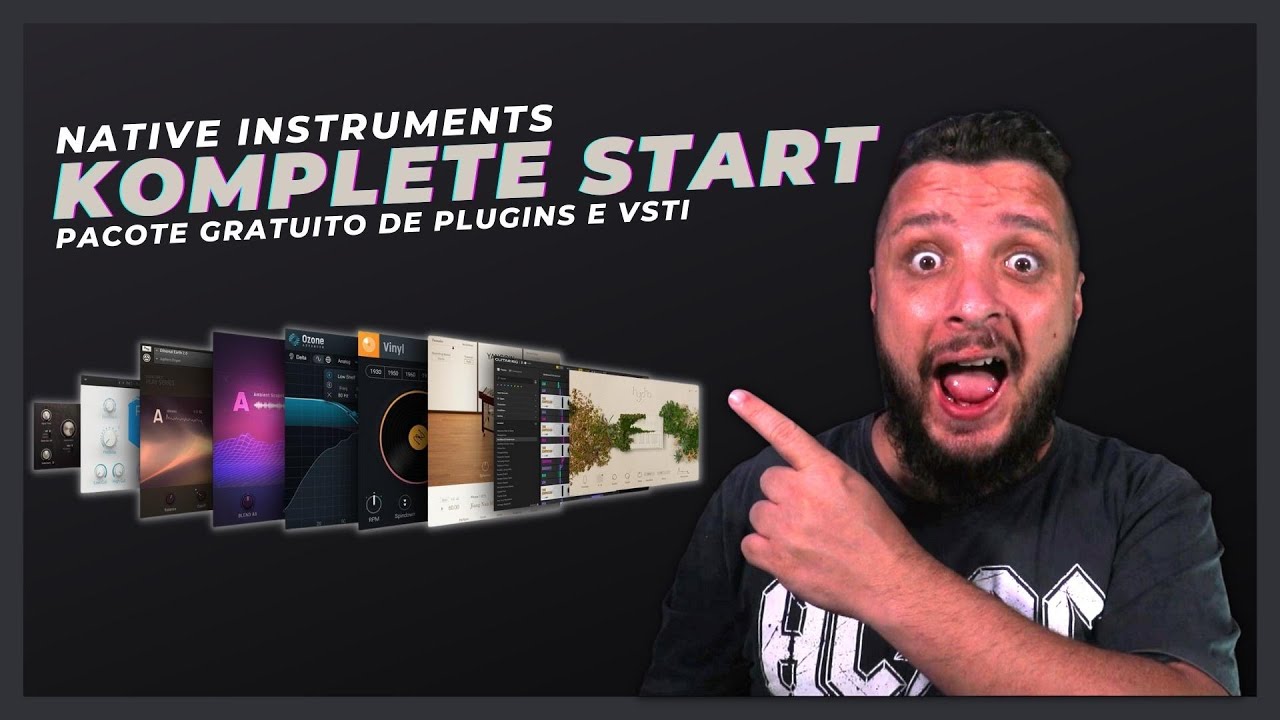 🚨Native Instruments Komplete Start - Pacote de Plugins e VSTi para Começar a Produzir