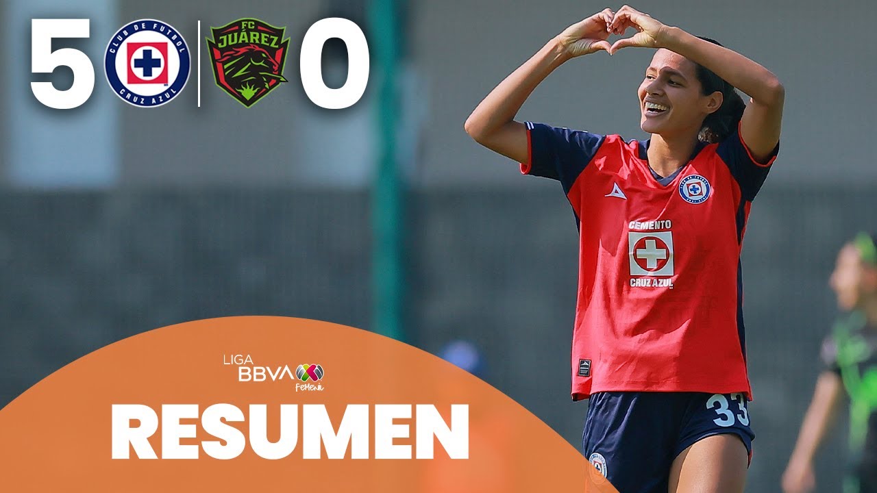 CRUZ AZUL 5-0 FC JUÁREZ J17 | PÓKER de AERIAL y goleada Celeste | Clausura 2025